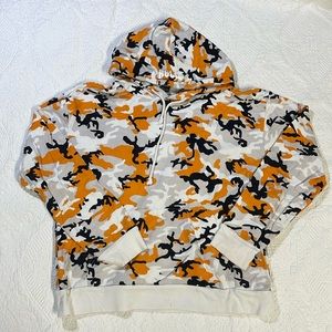 The Kylie Shop Orange Camo Hoodie